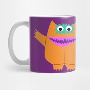 Orange and Pink Nauga Mug